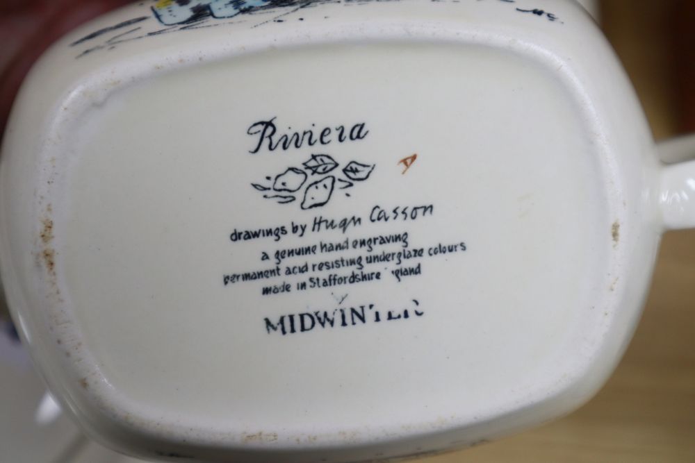 A Midwinter Riviera pattern part dinner service